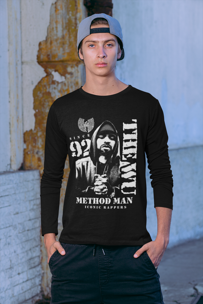 Wu Tang Clan, Method Man - Long Sleeve Tee - 5 Colors Hip Hop Clothing - FREE Shipping - Online Shop - - One Stop Hip Hop UK
