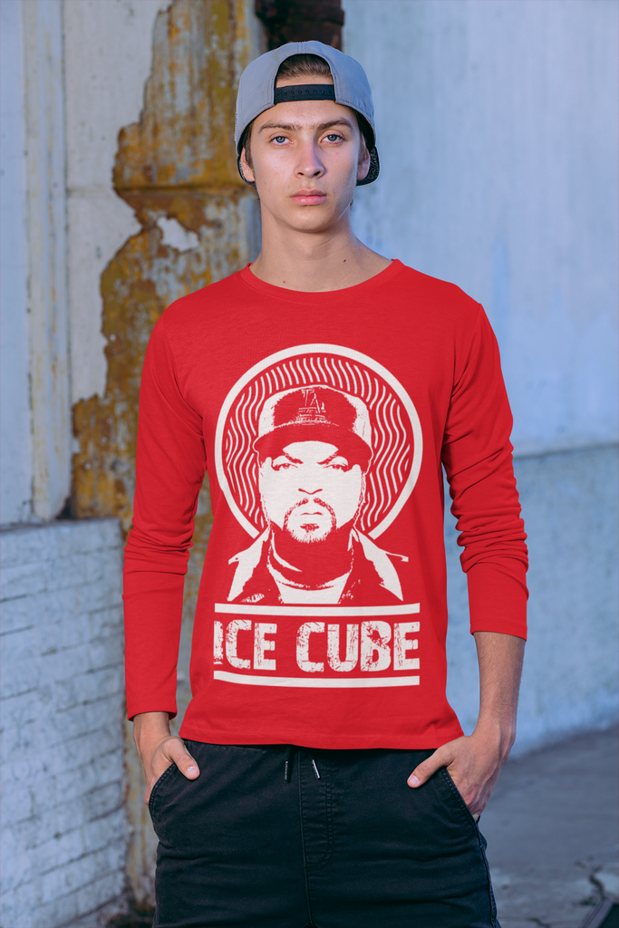 Ice Cube NWA Long Sleeve Tee 5 Colors Hip Hop Clothing New Streetw One Stop Hip Hop UK