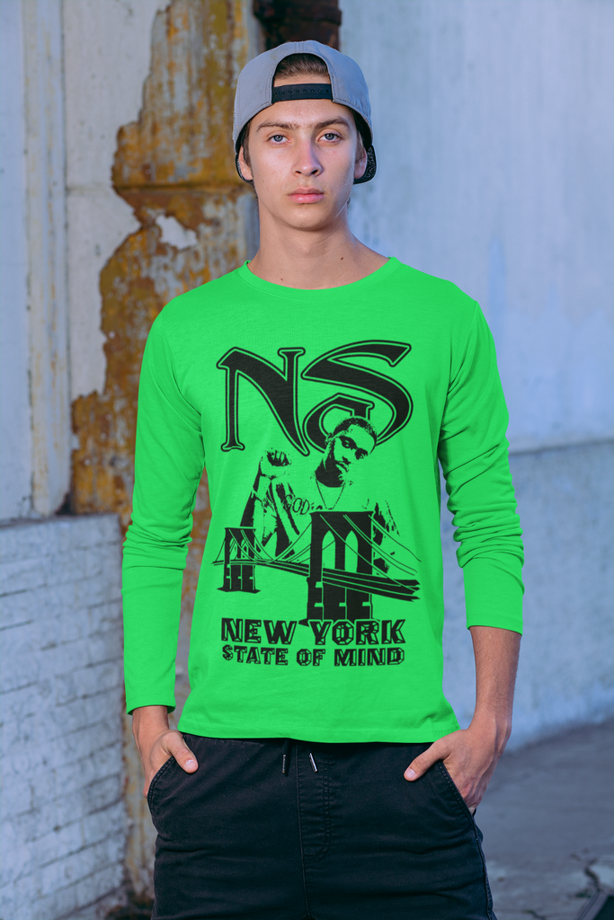 Nas Hip Hop Long Sleeve Tee - 5 Colors New Streetwear - FREE SHIPPING - Online Store - One Stop Hip Hop UK