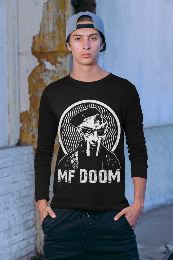 MF Doom Long Sleeve Tee - 5 Colors Hip Hop Clothing - FREE Shipping - Online Store - One Stop Hip Hop UK
