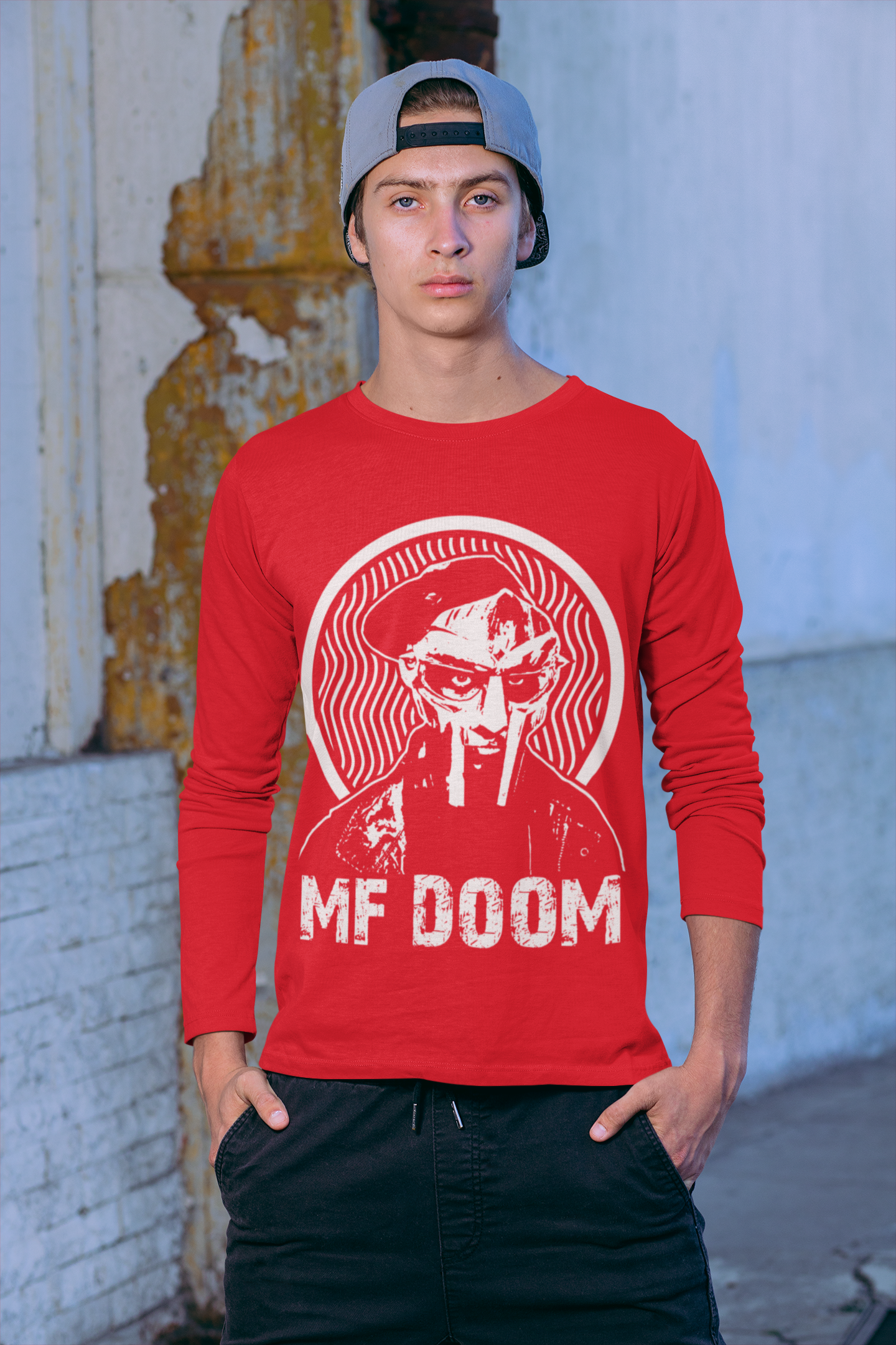 MF Doom Long Sleeve Tee - 5 Colors Hip Hop Clothing - FREE Shipping - Online Store - One Stop Hip Hop UK