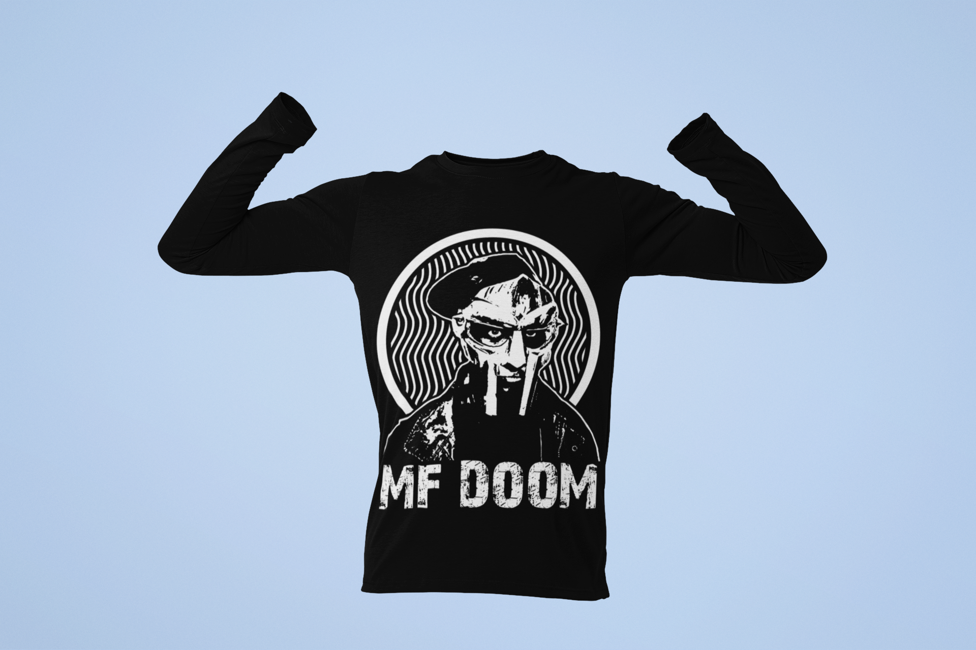 MF Doom Long Sleeve Tee - 5 Colors Hip Hop Clothing - FREE Shipping - Online Store - One Stop Hip Hop UK