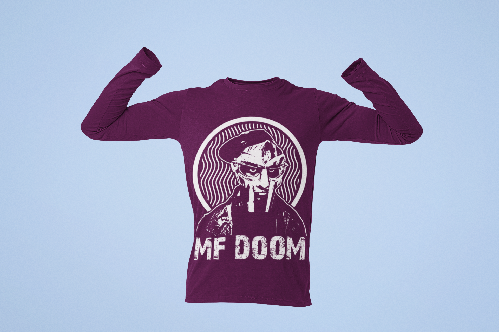 MF Doom Long Sleeve Tee - 5 Colors Hip Hop Clothing - FREE Shipping - Online Store - One Stop Hip Hop UK