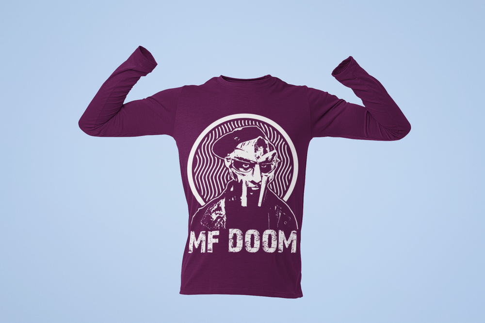 MF Doom Long Sleeve Tee - 5 Colors Hip Hop Clothing - FREE Shipping - Online Store - One Stop Hip Hop UK
