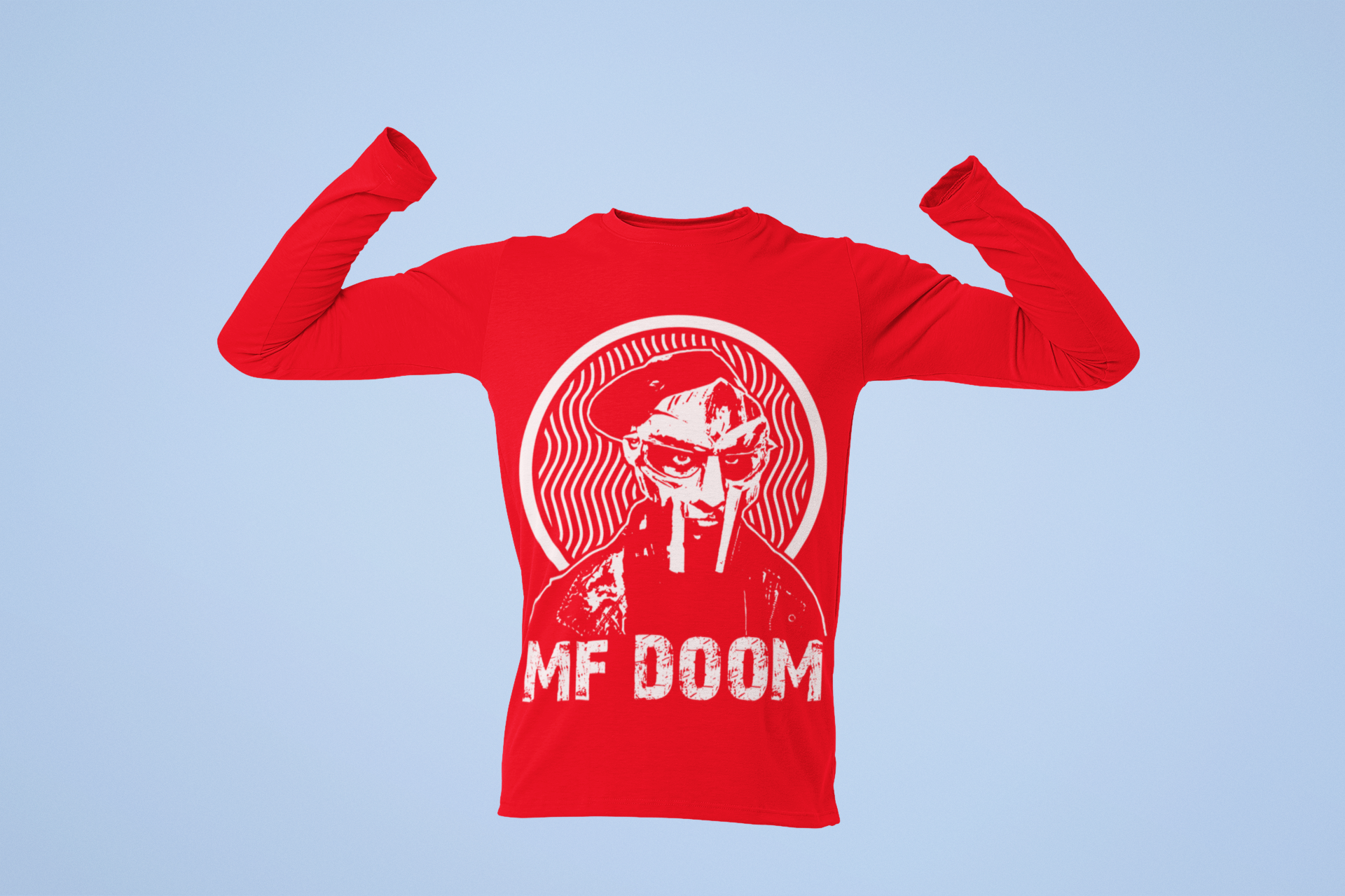 MF Doom Long Sleeve Tee - 5 Colors Hip Hop Clothing - FREE Shipping - Online Store - One Stop Hip Hop UK