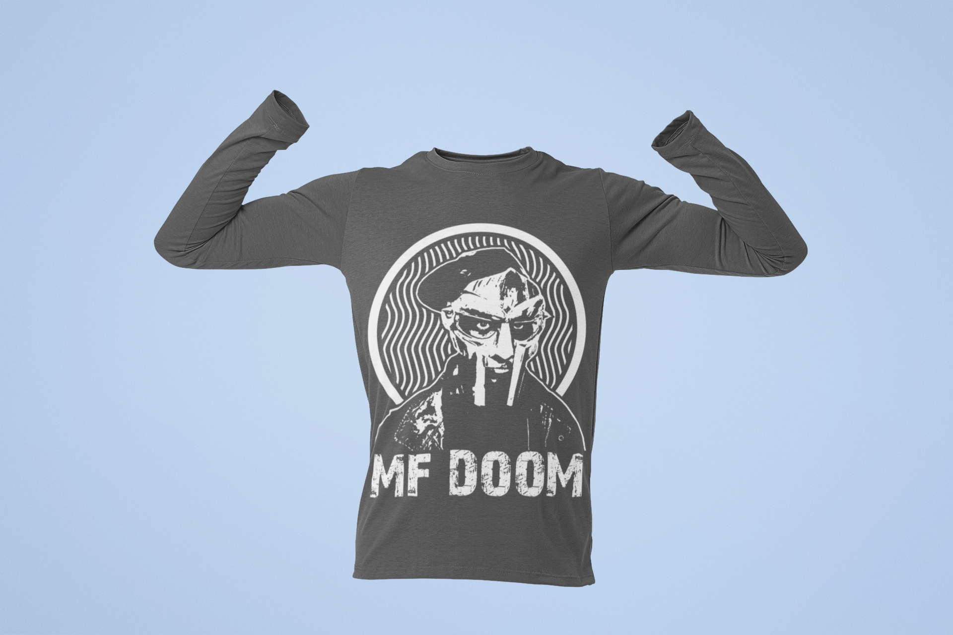 MF Doom Long Sleeve Tee - 5 Colors Hip Hop Clothing - FREE Shipping - Online Store - One Stop Hip Hop UK
