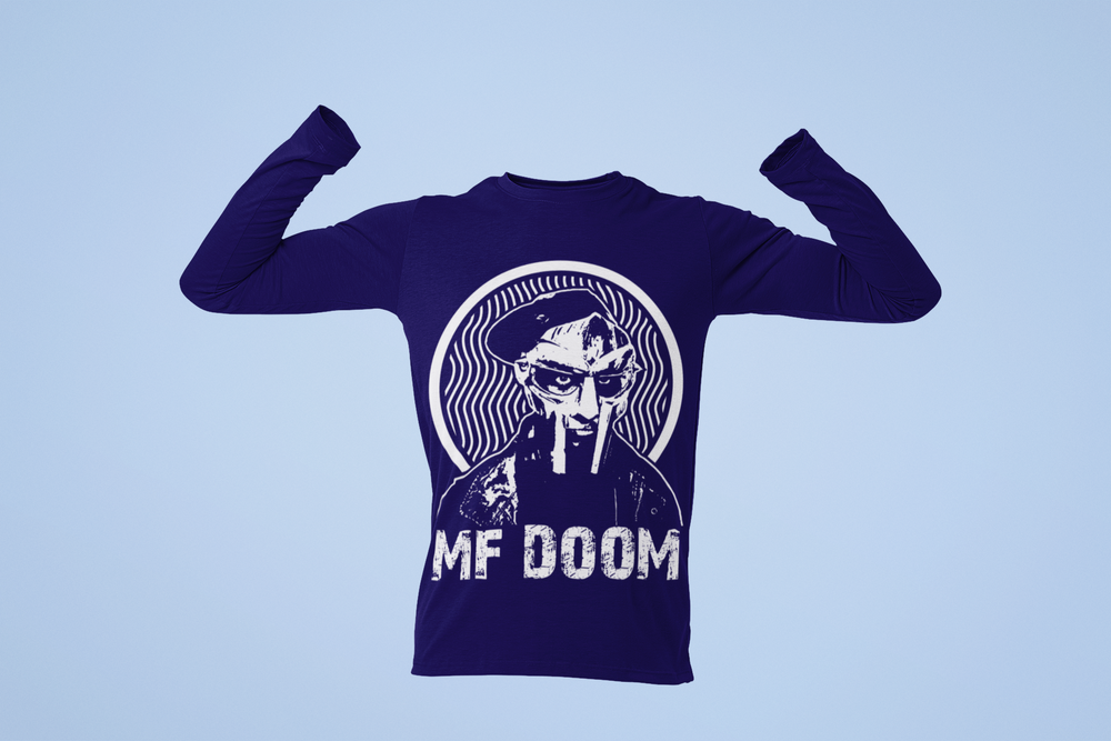 MF Doom Long Sleeve Tee - 5 Colors Hip Hop Clothing - FREE Shipping - Online Store - One Stop Hip Hop UK