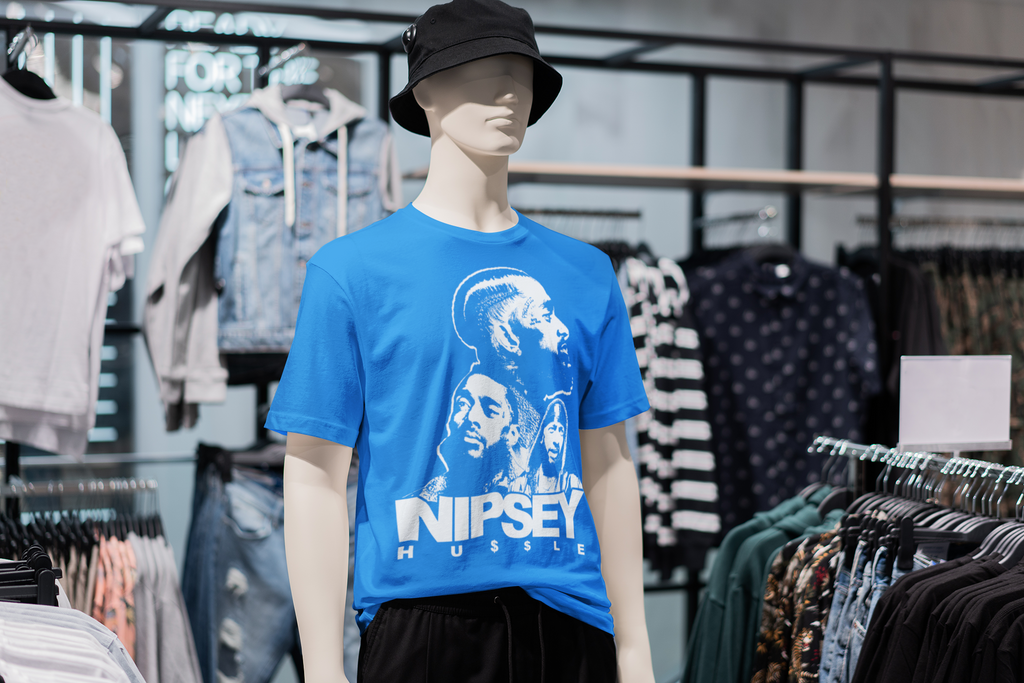 Nipsey Hussle T Shirt available in 4 colors PHC Streetwear Hip Hop Clothing One Stop Hip Hop UK