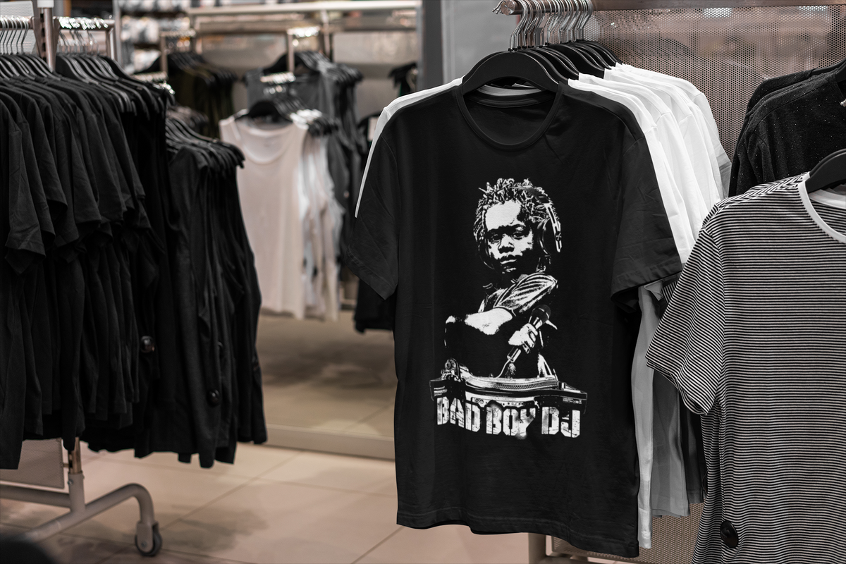 Bad Boy DJ T-Shirt - Short Sleeve Shirt 5 Colors - Urban Streetwear - Online Store - One Stop Hip Hop UK