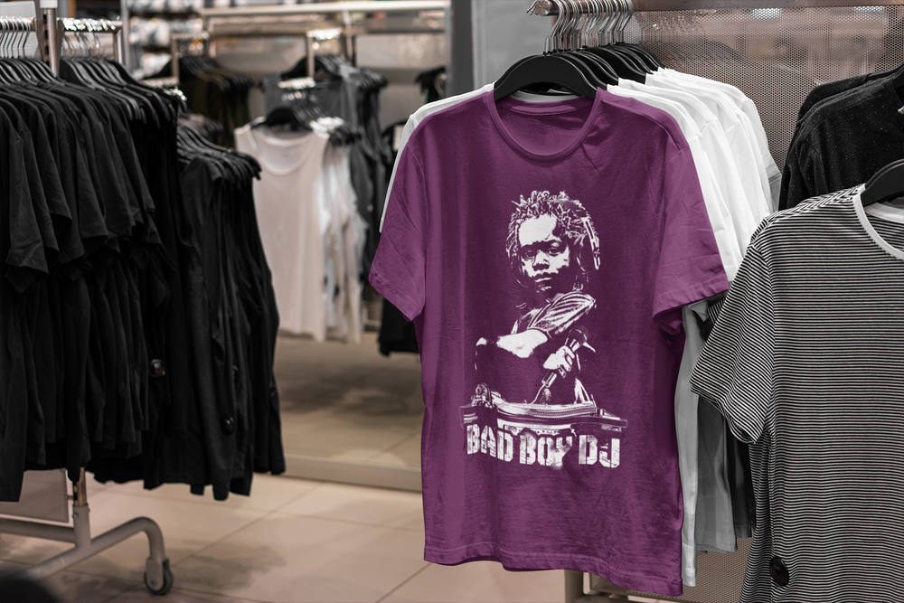 Bad Boy DJ T-Shirt - Short Sleeve Shirt 5 Colors - Urban Streetwear - Online Store - One Stop Hip Hop UK