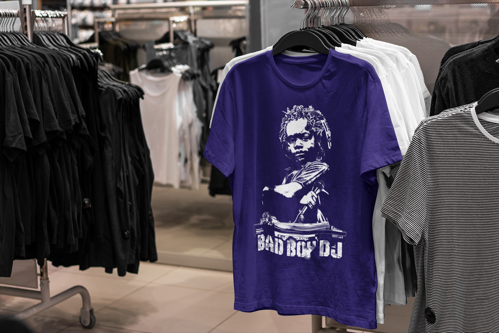 Bad Boy DJ T-Shirt - Short Sleeve Shirt 5 Colors - Urban Streetwear - Online Store - One Stop Hip Hop UK