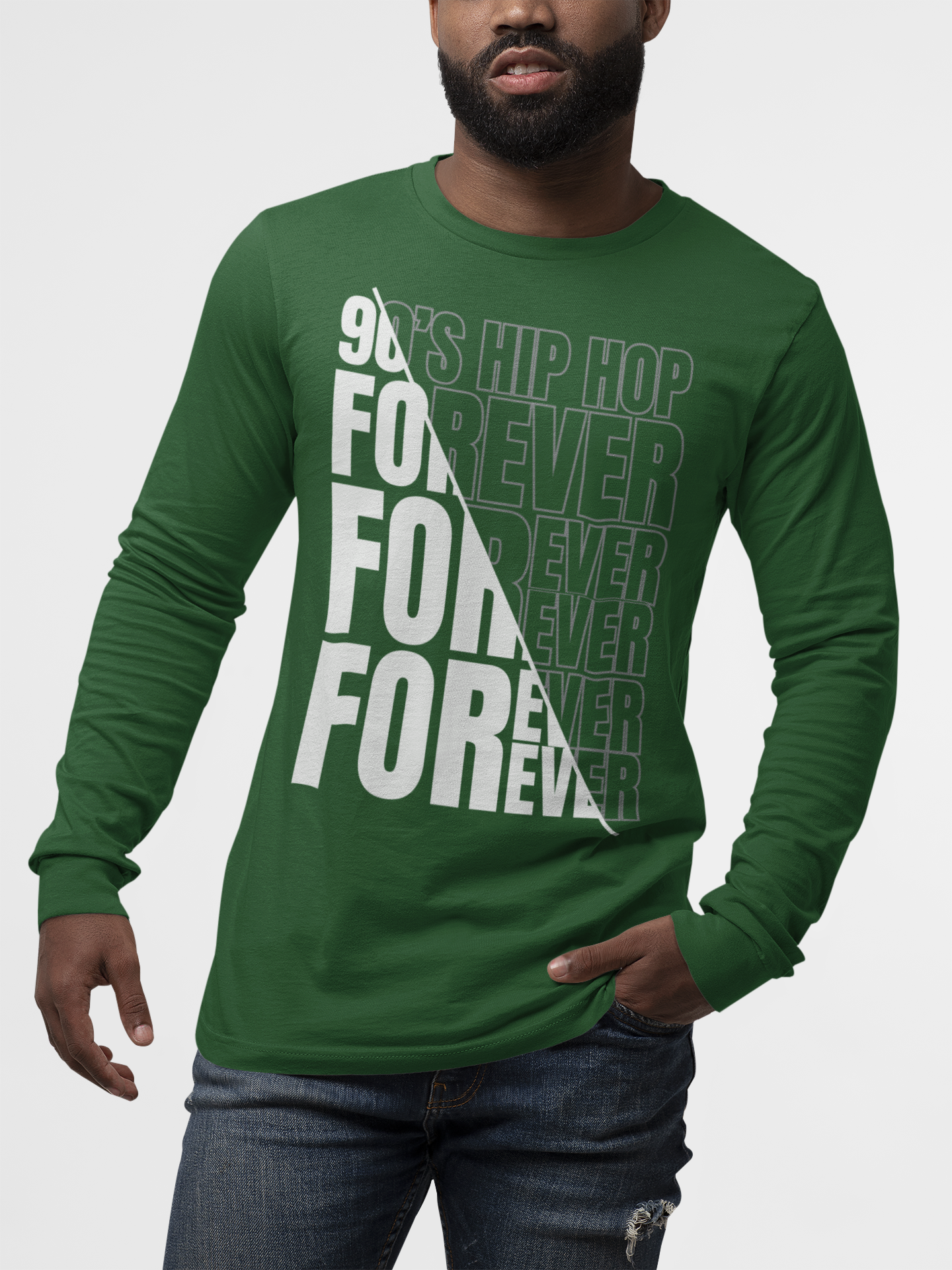 90s Hip Hop Forever - Long Sleeve T-Shirt - 5 Colors