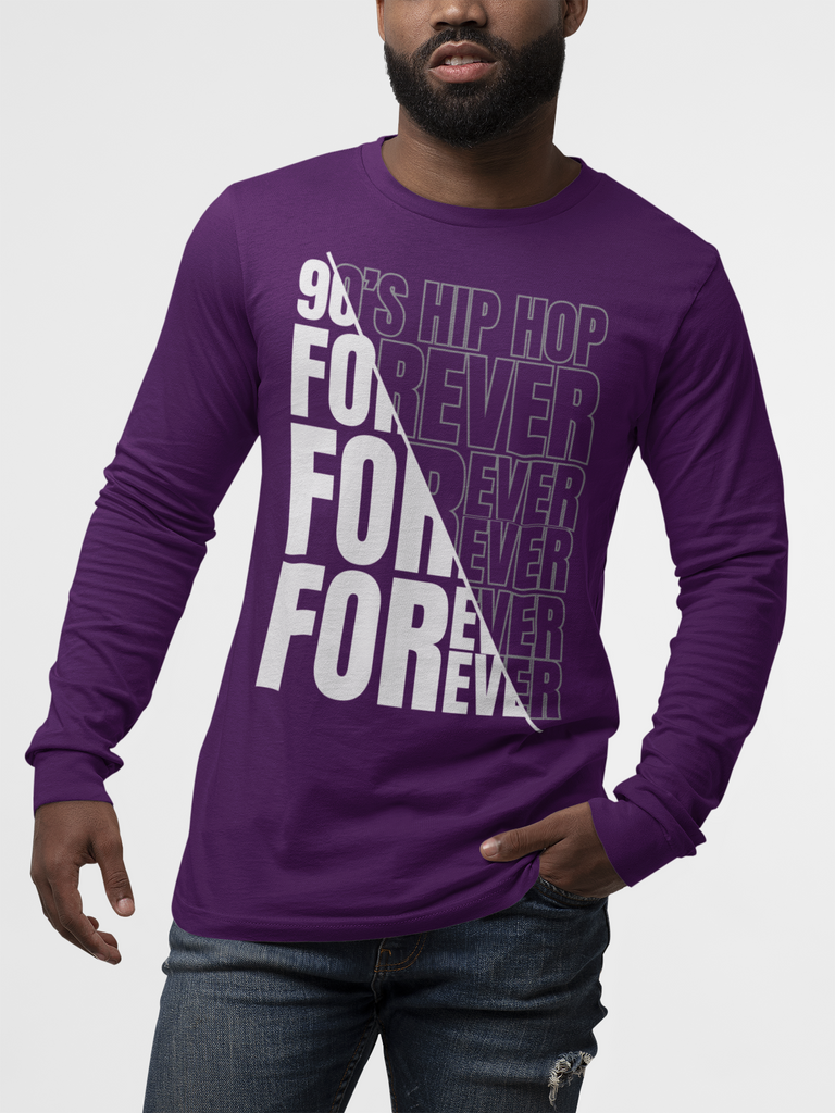 90s Hip Hop Forever Long Sleeve T-Shirt - 5 Colors - Urban Streetwear
