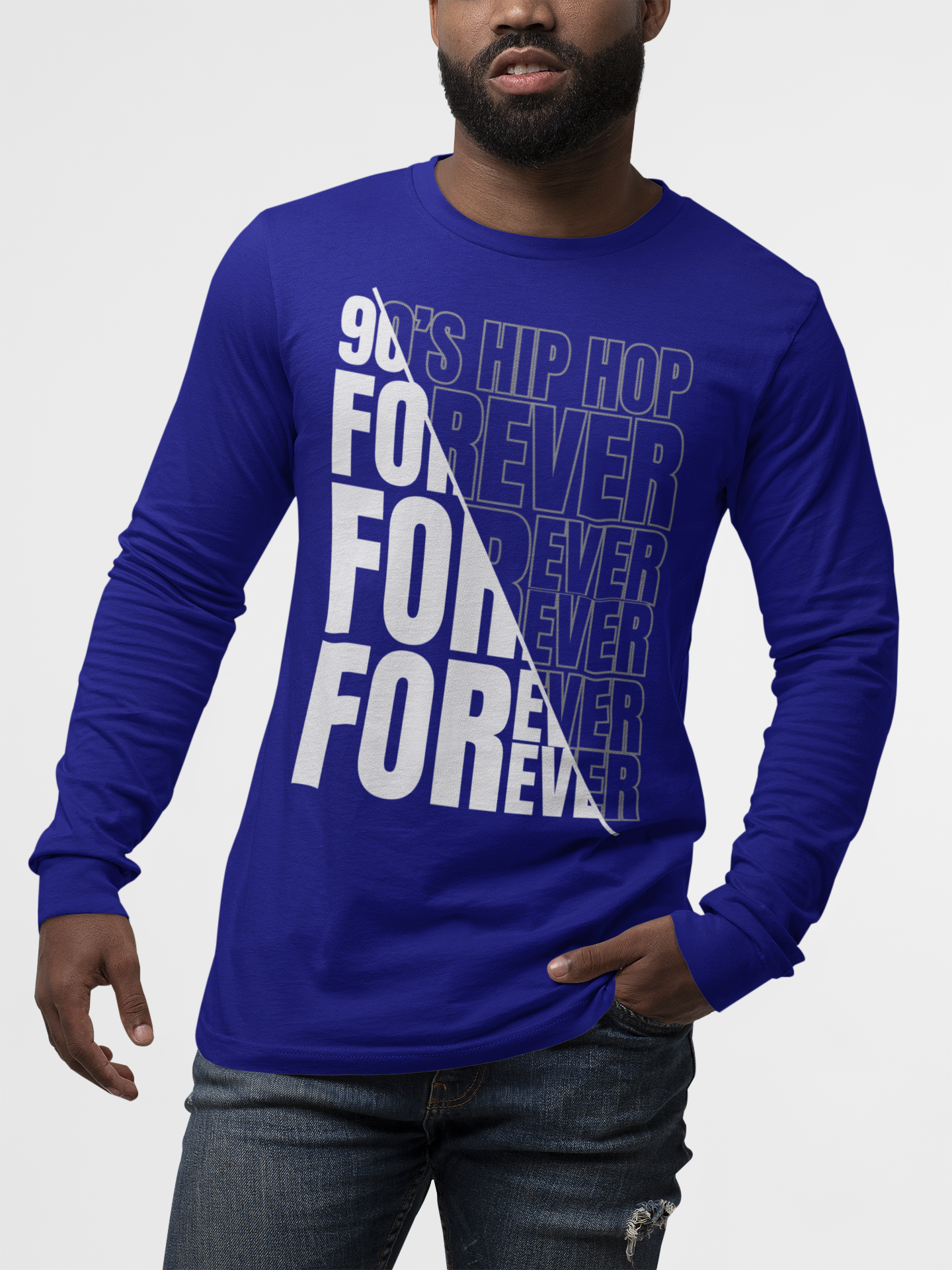 90s Hip Hop Forever - Long Sleeve T-Shirt - 5 Colors