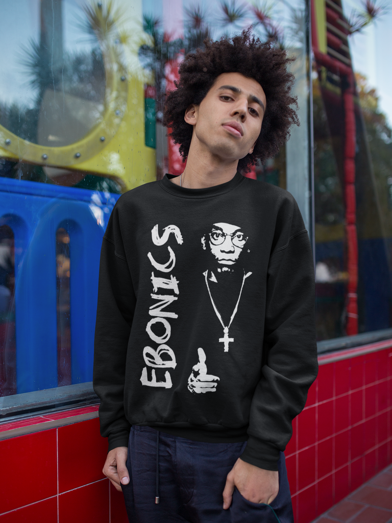Big L - Ebonics 2 - Sweatshirt - Iconic Range - Black/Purple/Royal - One Stop Hip Hop UK