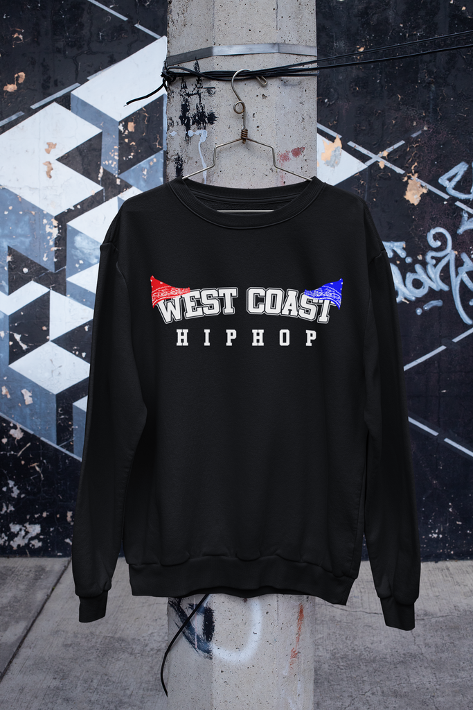 West Coast Hip Hop - Sweatshirt - Available in five colors - One Stop Hip Hop UK