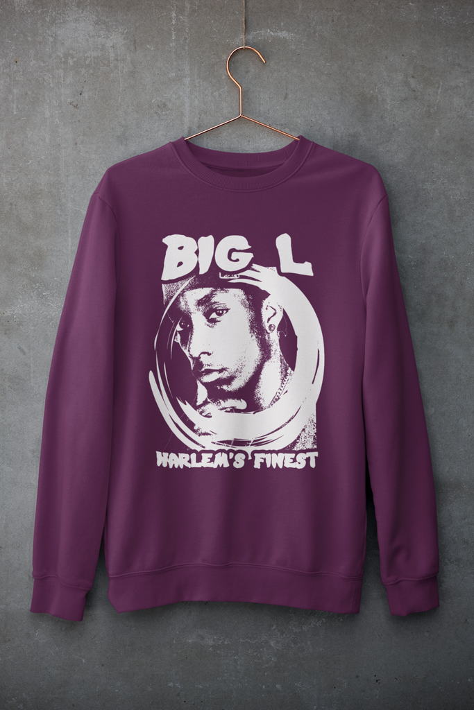 Big L - 90s Hip Hop Sweatshirt - 5 Colors - Brand New - One Stop Hip Hop UK
