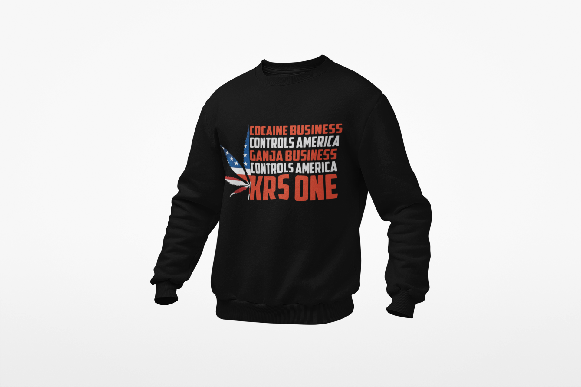 Cocaine Business - Krs One Hip Hop Sweatshirt - 4 Colors - One Stop Hip Hop UK