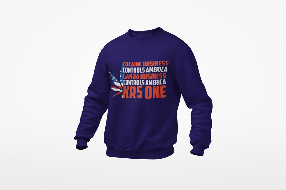 Cocaine Business - Krs One Hip Hop Sweatshirt - 4 Colors - One Stop Hip Hop UK