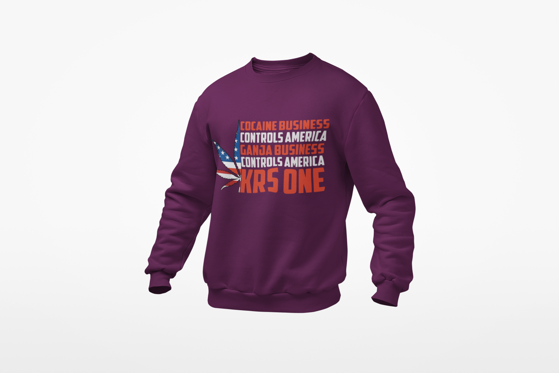 Cocaine Business - Krs One Hip Hop Sweatshirt - 4 Colors - One Stop Hip Hop UK