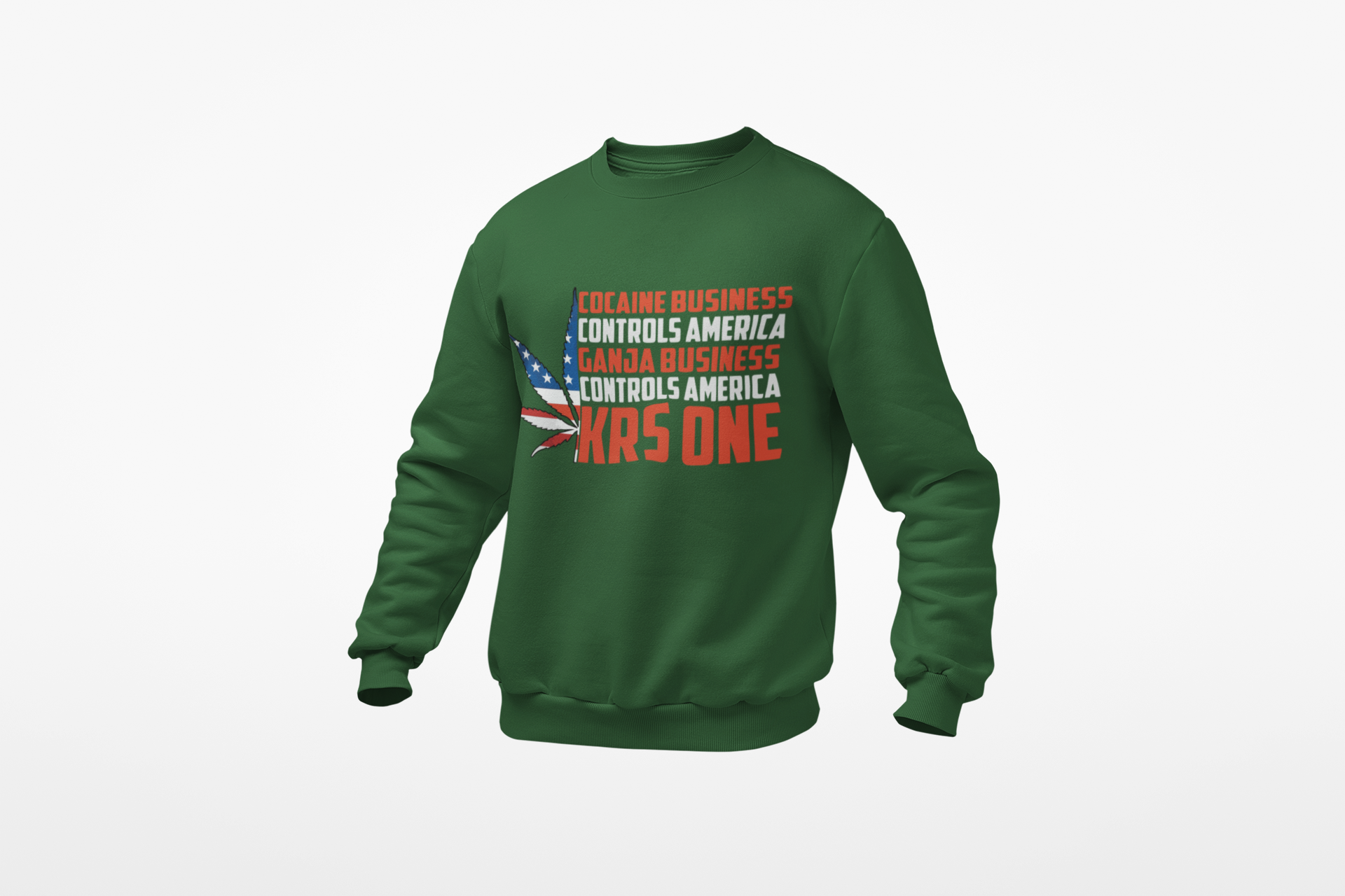 Cocaine Business - Krs One Hip Hop Sweatshirt - 4 Colors - One Stop Hip Hop UK