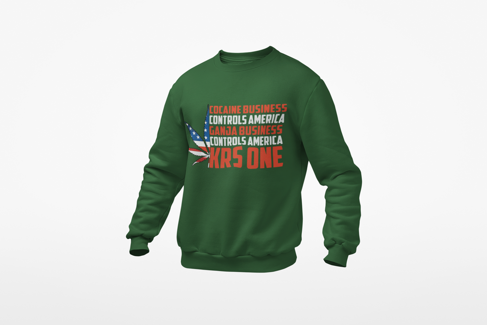 Cocaine Business - Krs One Hip Hop Sweatshirt - 4 Colors - One Stop Hip Hop UK