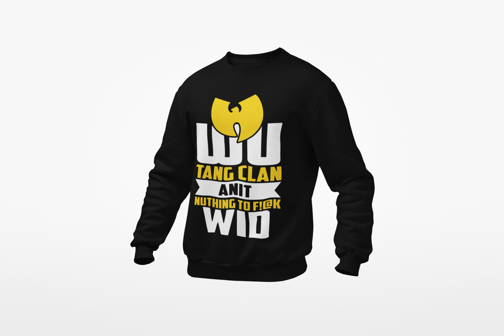 Wu-Tang Clan - Hip Hop Long Sleeve Sweatshirt - 5 Colors - Urban Fashion - One Stop Hip Hop UK