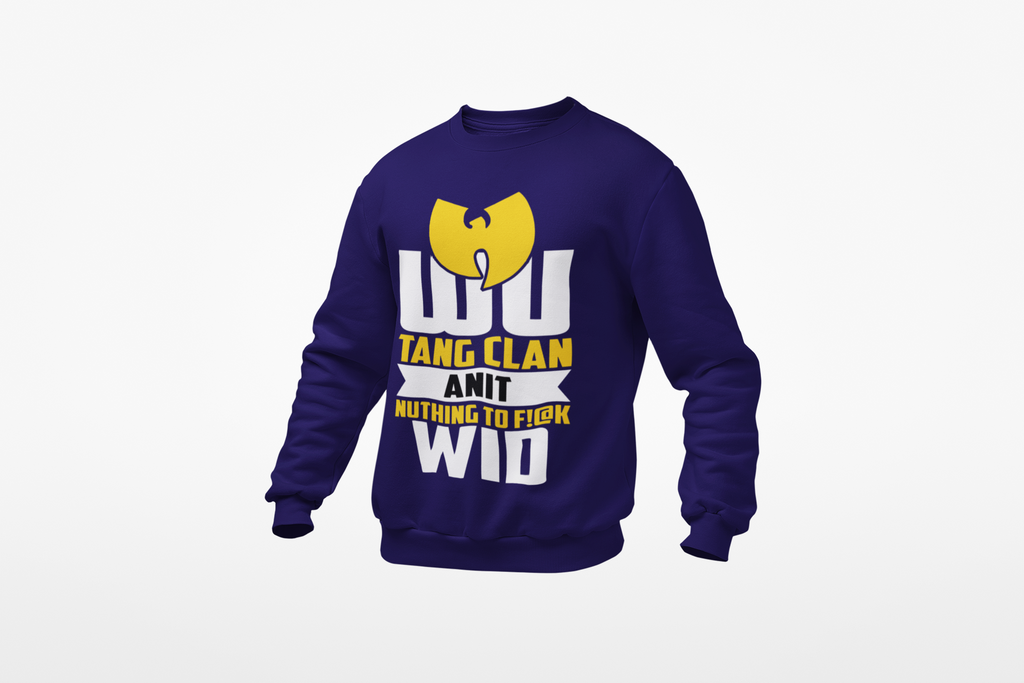 Wu-Tang Clan - Hip Hop Long Sleeve Sweatshirt - 5 Colors - Urban Fashion - One Stop Hip Hop UK