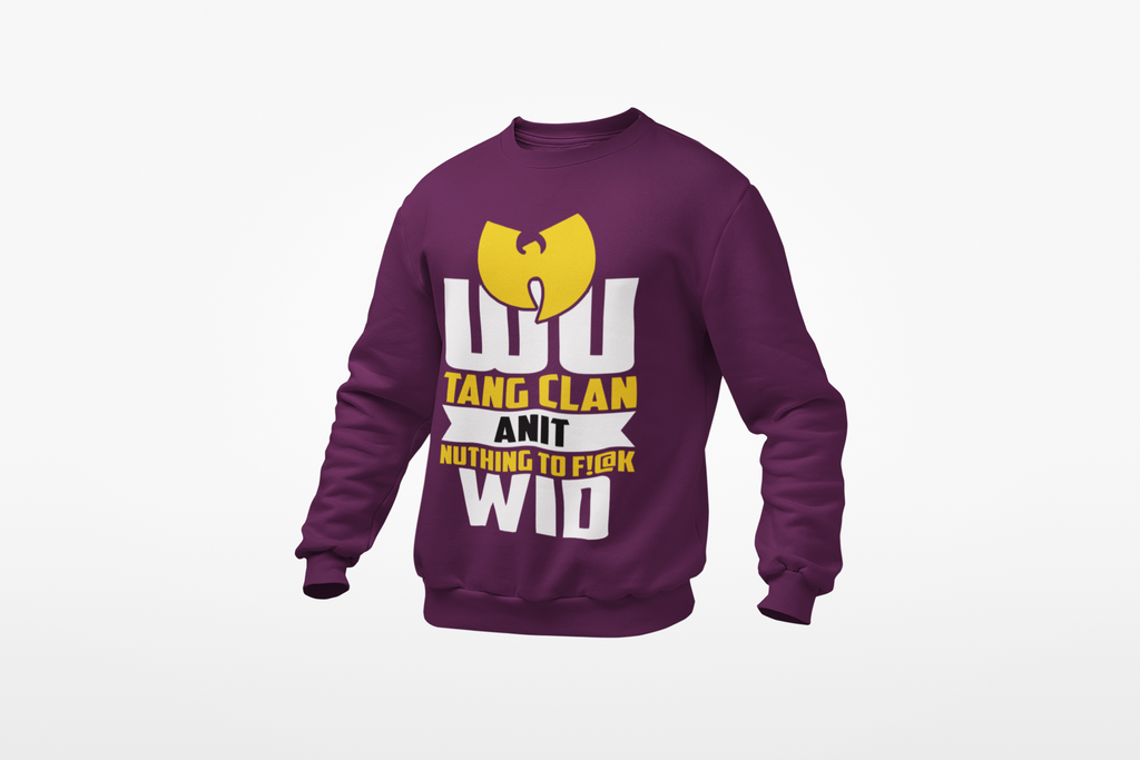 Wu-Tang Clan - Hip Hop Long Sleeve Sweatshirt - 5 Colors - Urban Fashion - One Stop Hip Hop UK