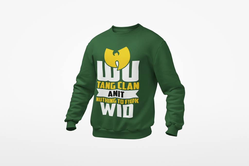 Wu-Tang Clan - Hip Hop Long Sleeve Sweatshirt - 5 Colors - Urban Fashion - One Stop Hip Hop UK