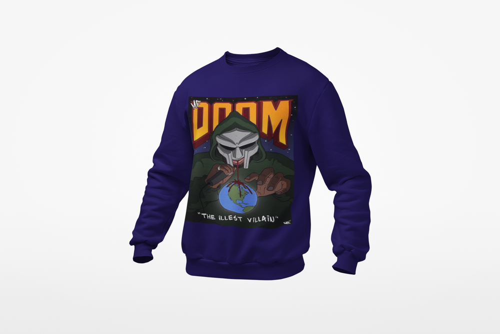 MF Doom - Hip Hop Sweatshirt - Urban Clothing- 6 Colors - One Stop Hip Hop UK
