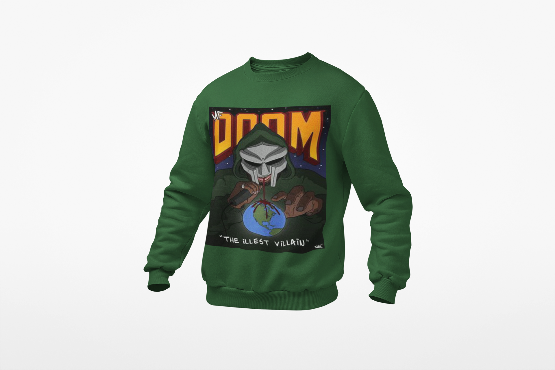 MF Doom - Hip Hop Sweatshirt - Urban Clothing- 6 Colors - One Stop Hip Hop UK