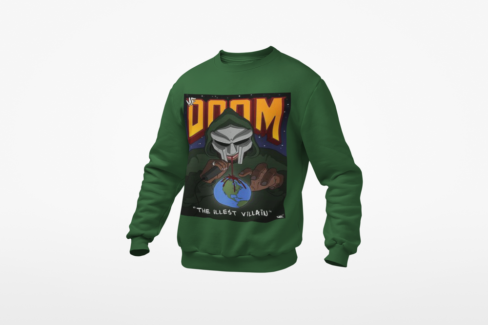 MF Doom - Hip Hop Sweatshirt - Urban Clothing- 6 Colors - One Stop Hip Hop UK
