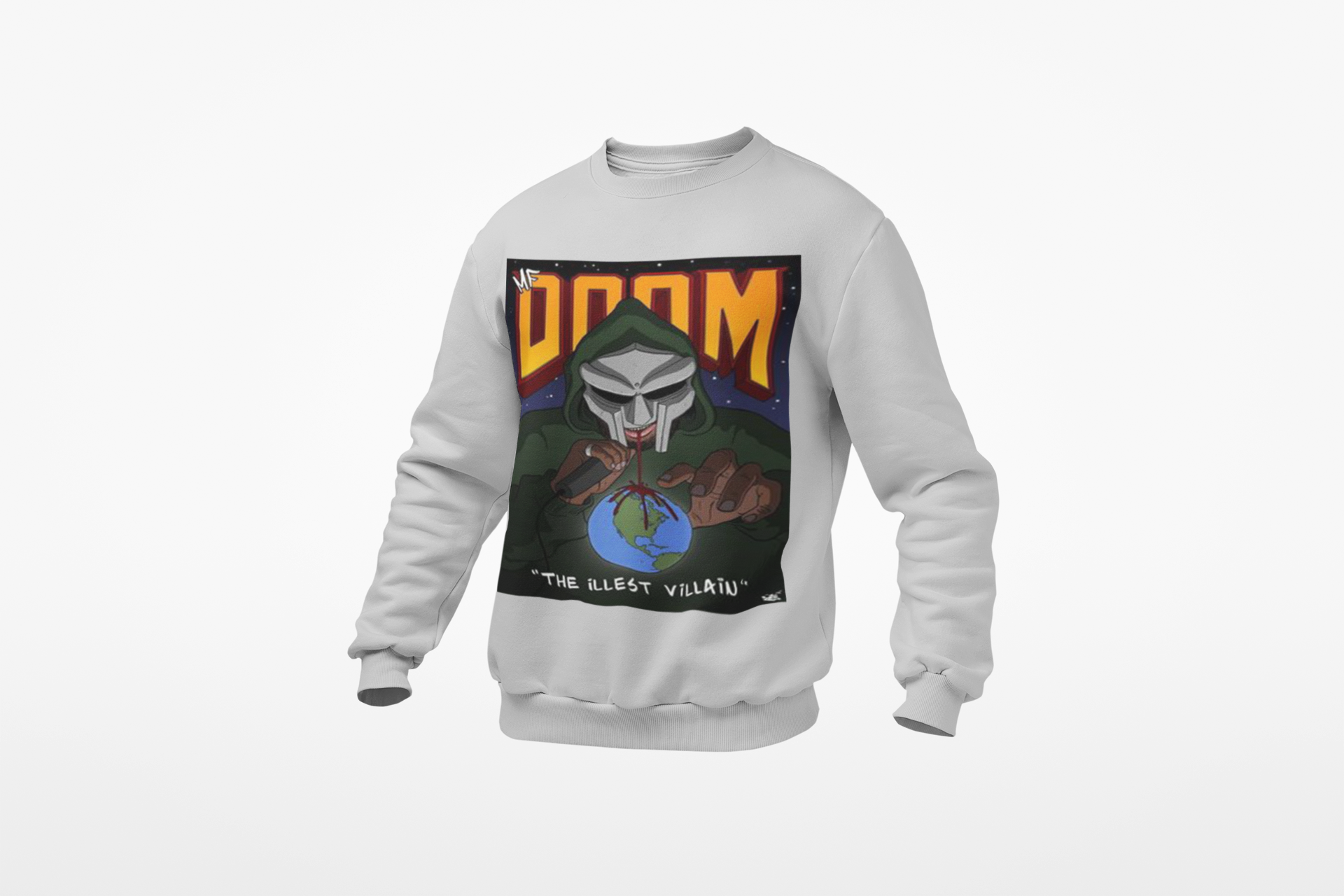 MF Doom - Hip Hop Sweatshirt - Urban Clothing- 6 Colors - One Stop Hip Hop UK