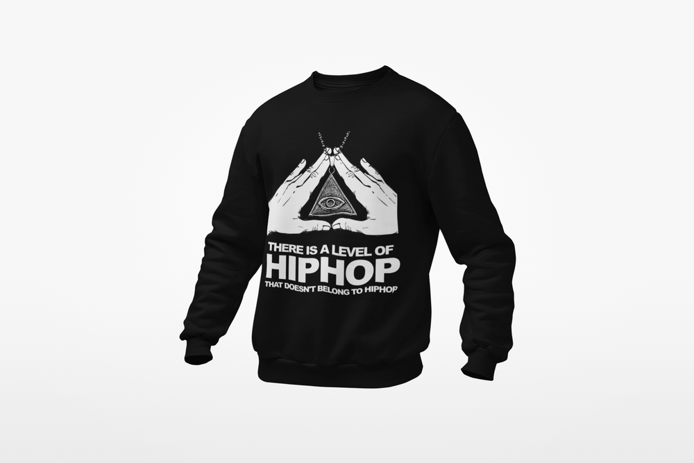 A Level of Hip Hop - Sweatshirt - Black/Charcoal/White - One Stop Hip Hop UK