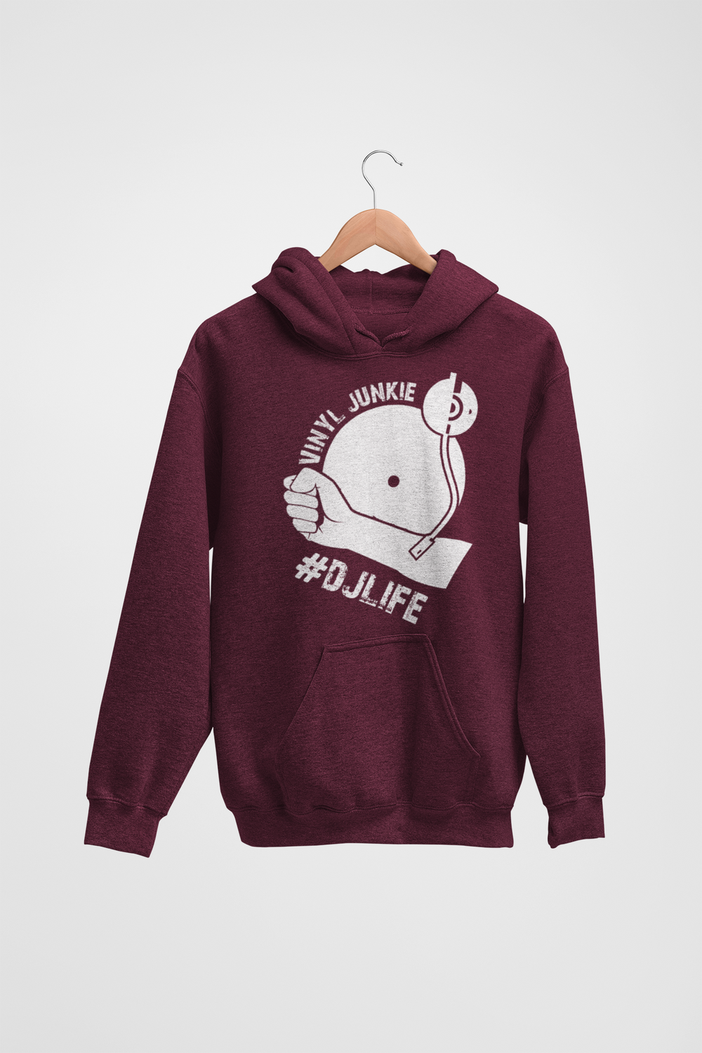 Vinyl Junkie - Urban Streetwear 5 Colors - Long Sleeve Shirt FREE SHIPPING - Online Store - One Stop Hip Hop UK