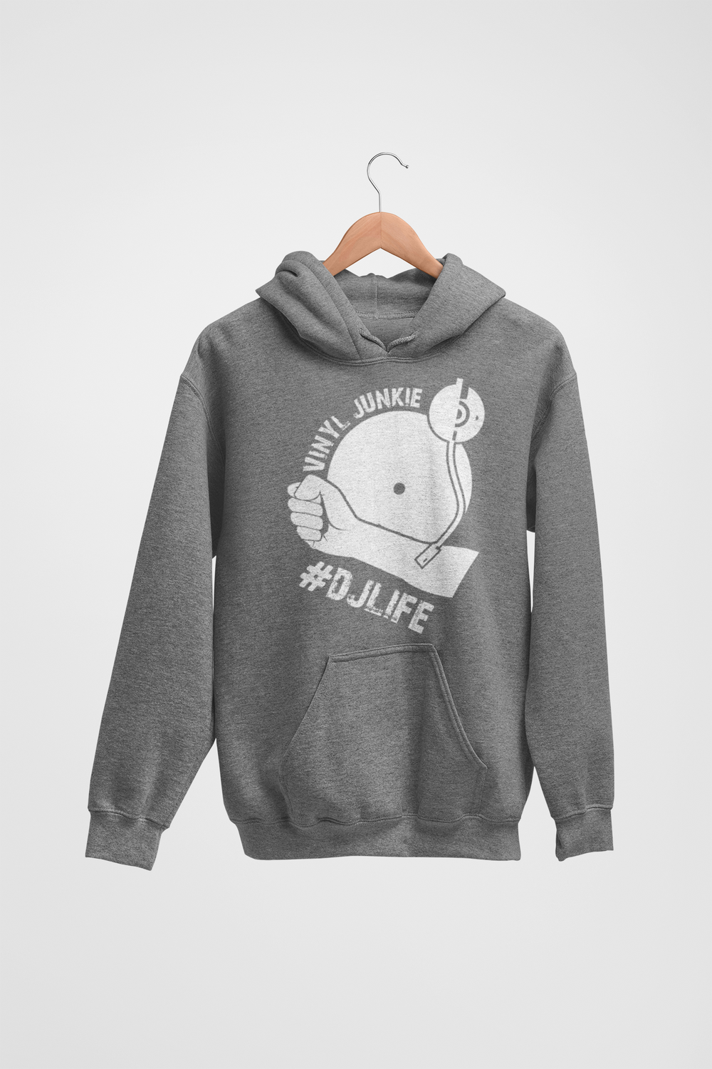 Vinyl Junkie - Urban Streetwear 5 Colors - Long Sleeve Shirt FREE SHIPPING - Online Store - One Stop Hip Hop UK