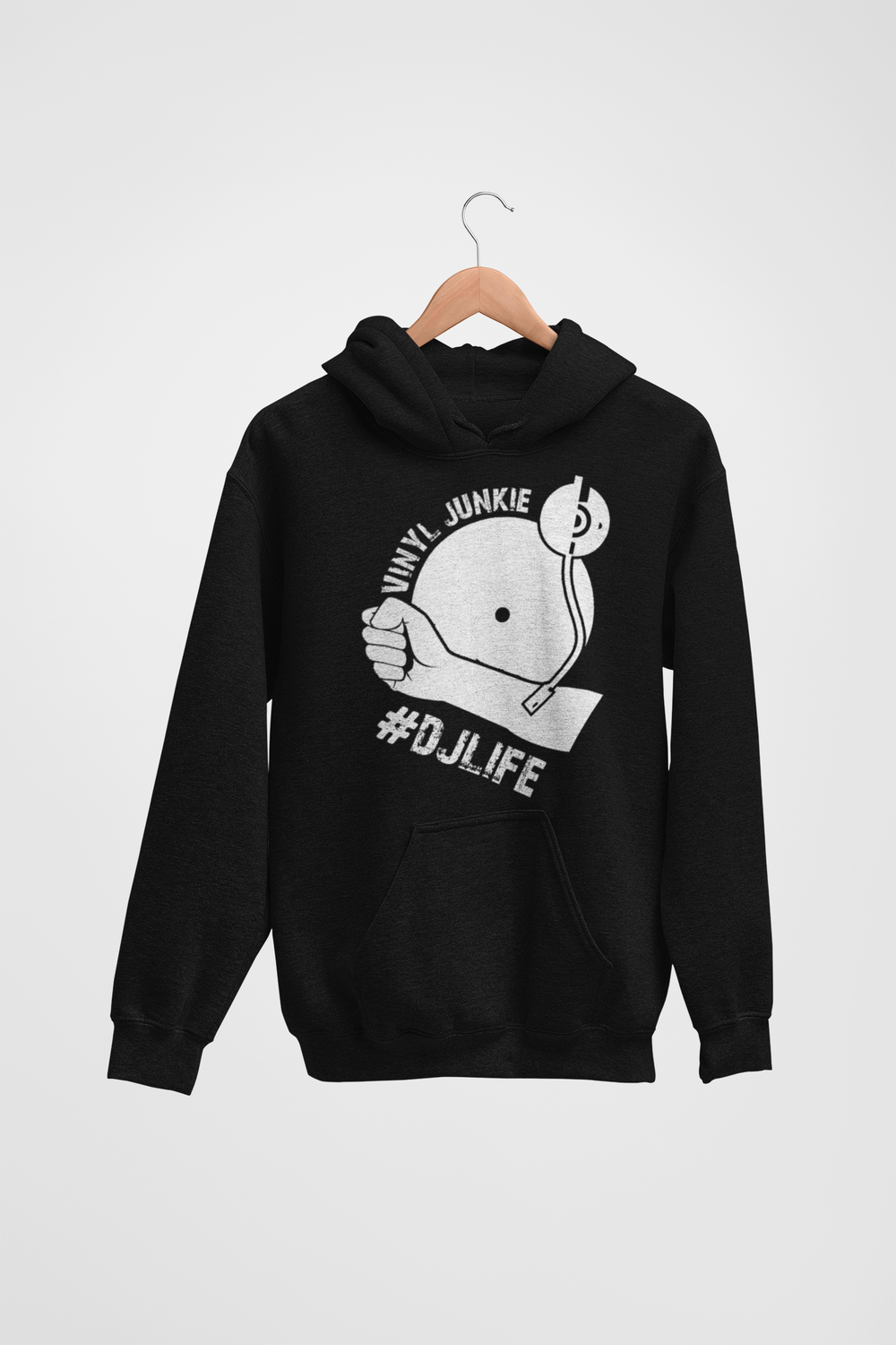 Vinyl Junkie - Urban Streetwear 5 Colors - Long Sleeve Shirt FREE SHIPPING - Online Store - One Stop Hip Hop UK