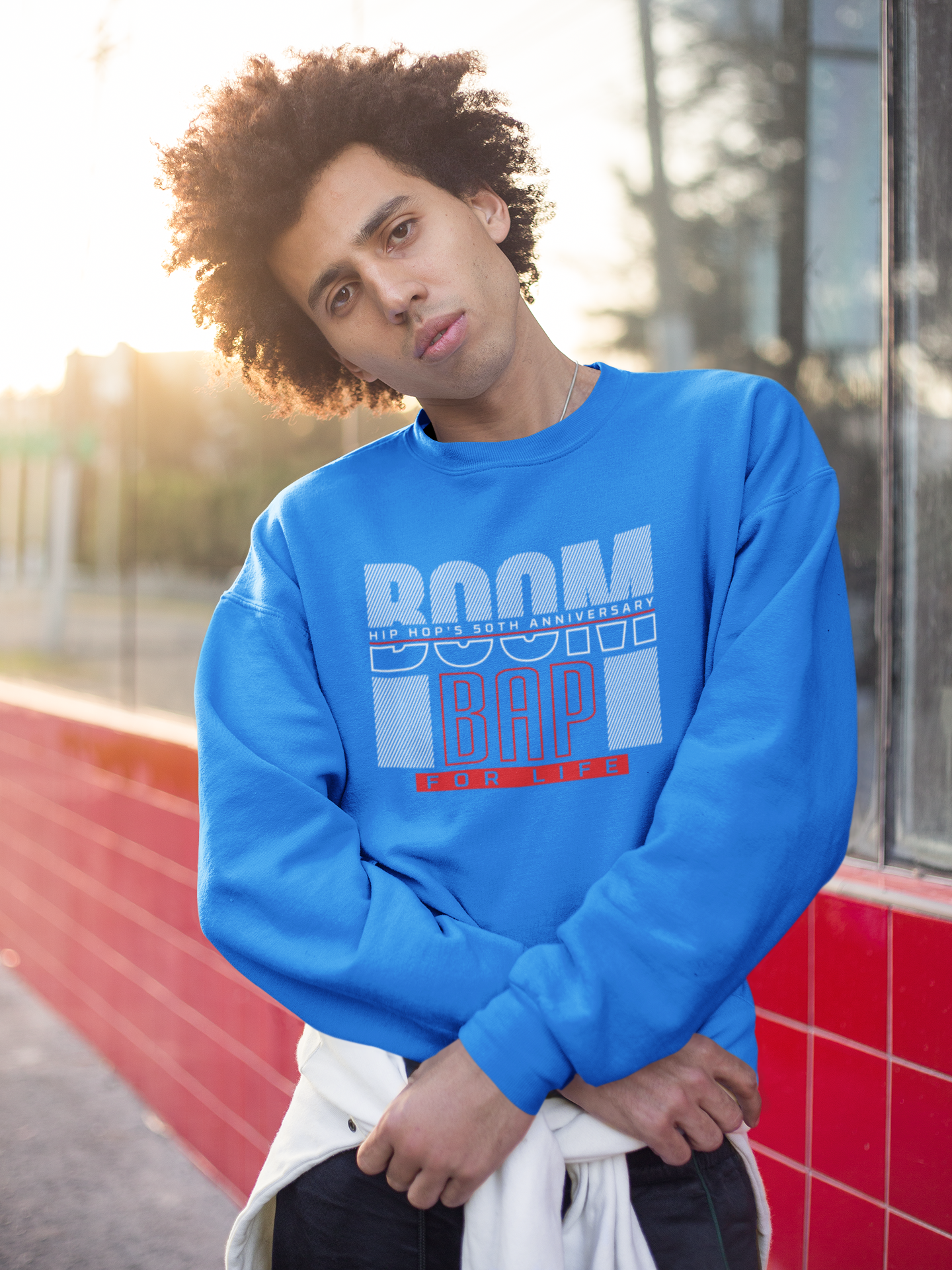 Boom Bap Hip Hop Sweatshirt - 5 Colors Available #HipHop50th