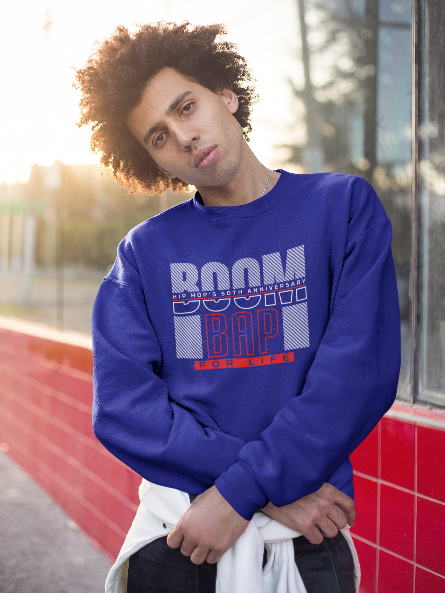 Boom Bap Hip Hop Sweatshirt - 5 Colors Available #HipHop50th