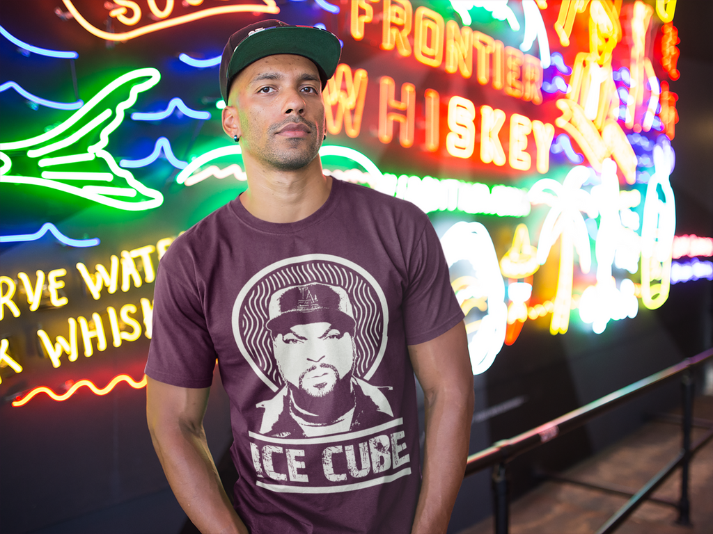 Ice Cube Hip Hop T-Shirt - 5 Colors Rap Tee - Streetwear FREE Shipping - Online Shop - One Stop Hip Hop UK