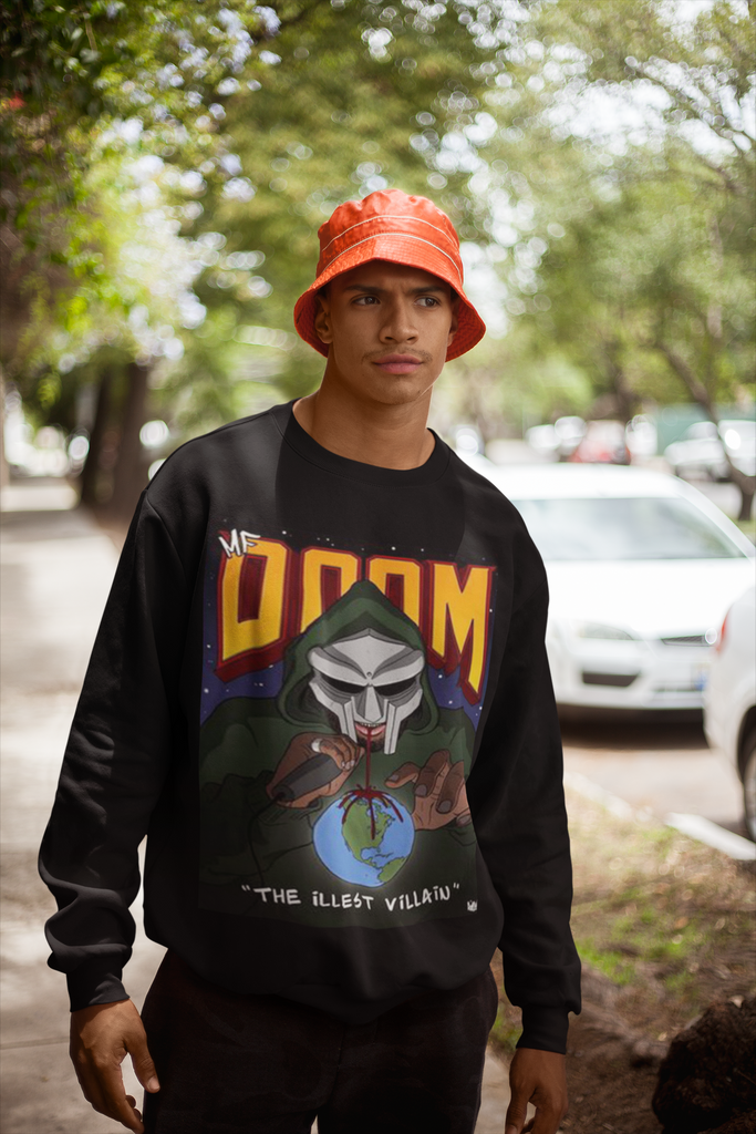 MF Doom - Hip Hop Sweatshirt - Urban Clothing- 6 Colors - One Stop Hip Hop UK
