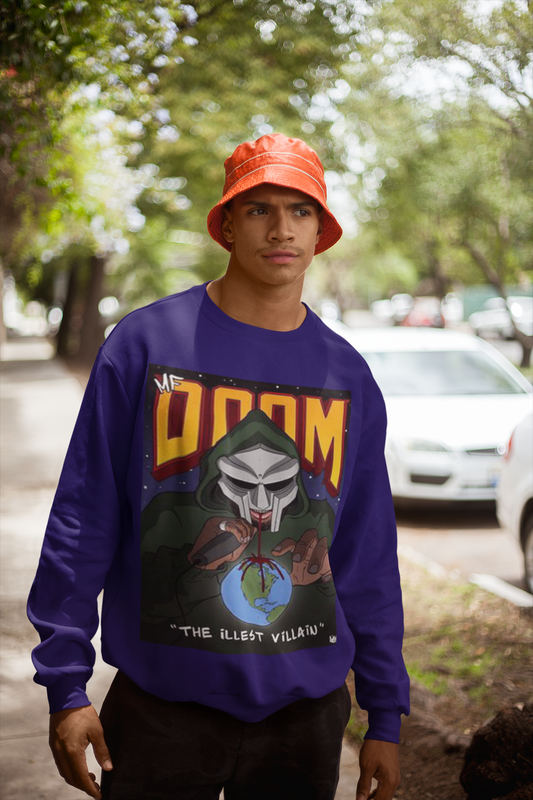 MF Doom - Hip Hop Sweatshirt - Urban Clothing- 6 Colors - One Stop Hip Hop UK