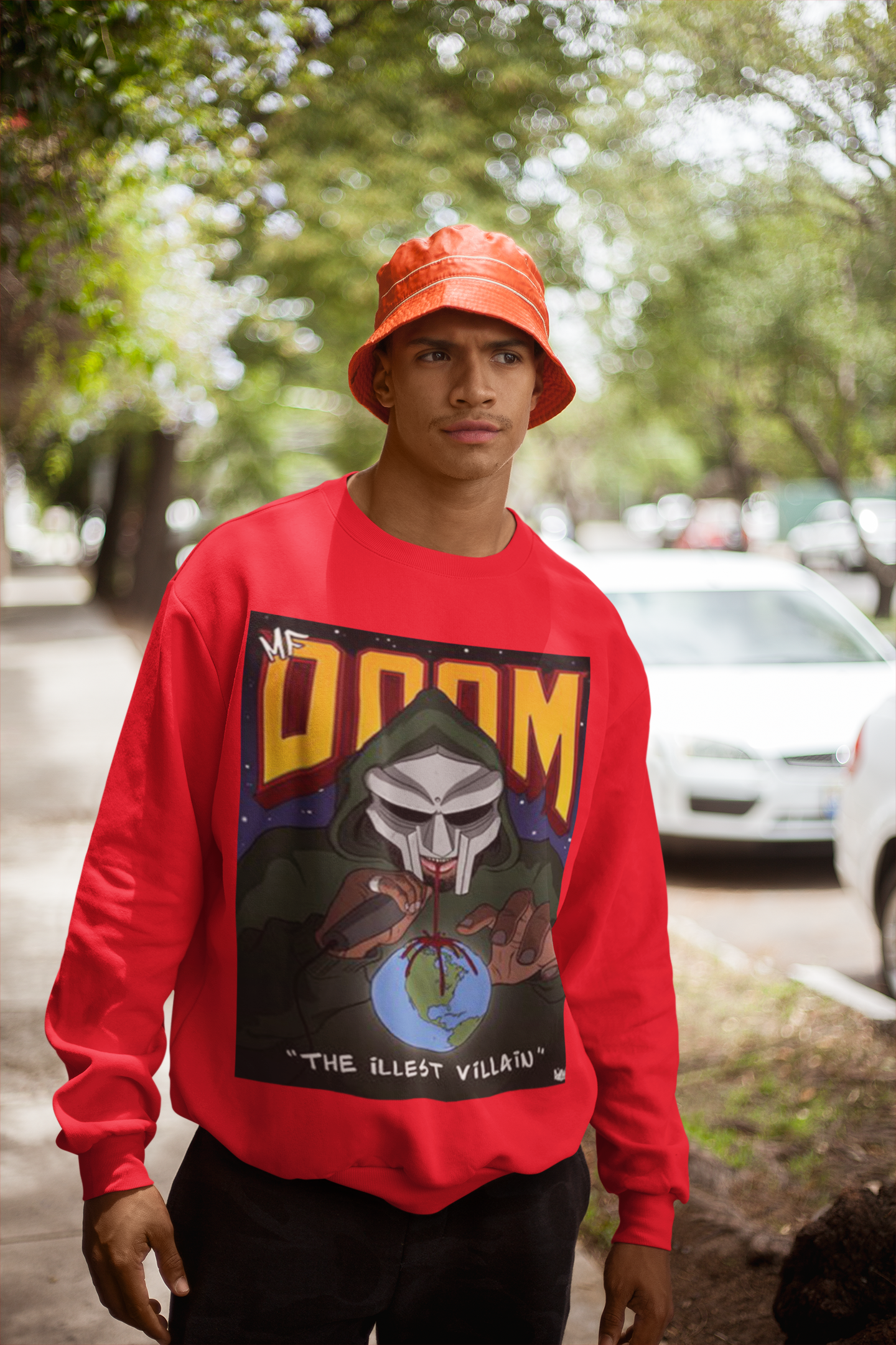 MF Doom Hip Hop Sweatshirt Urban Clothing 5 Colors Streetwear