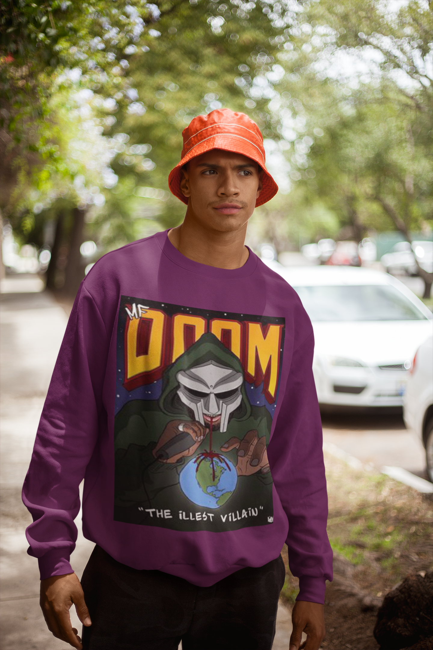 MF Doom - Hip Hop Sweatshirt - Urban Clothing- 6 Colors - One Stop Hip Hop UK