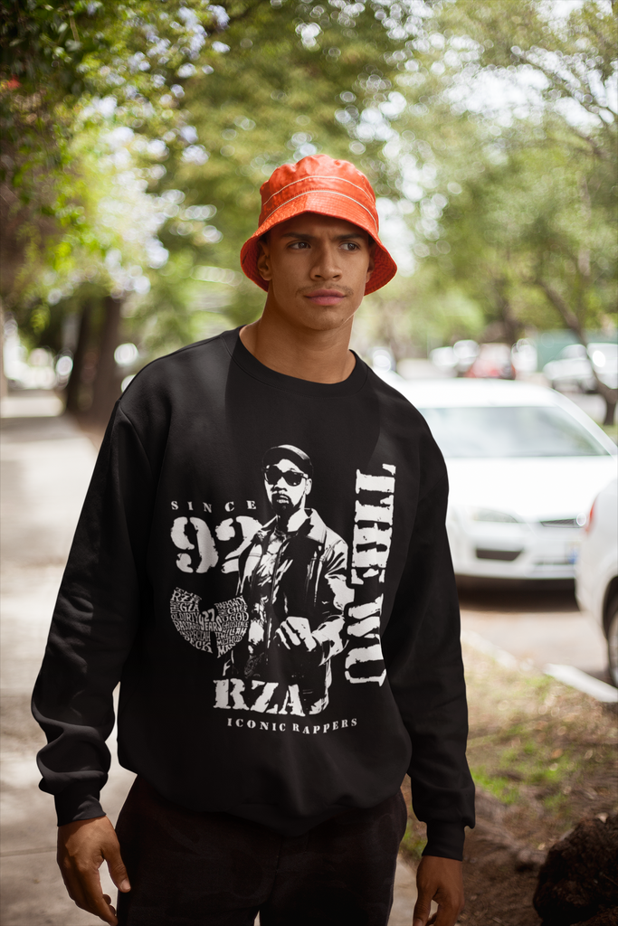 Wu Tang Clan - Rza - Sweatshirt - Black/Navy/Red - One Stop Hip Hop UK