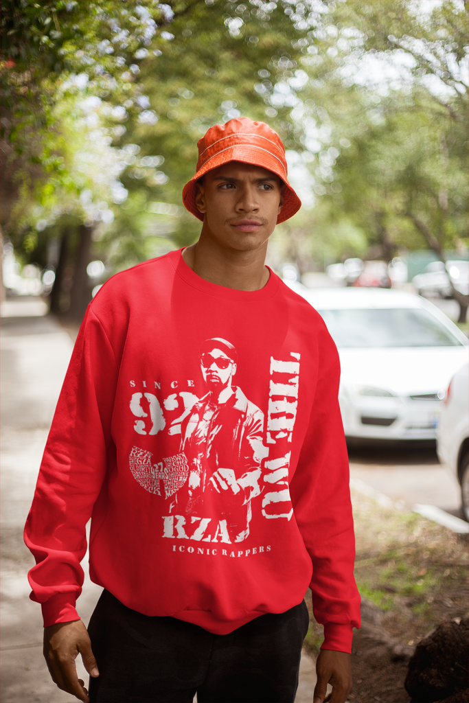 Wu Tang Clan - Rza - Sweatshirt - Black/Navy/Red - One Stop Hip Hop UK
