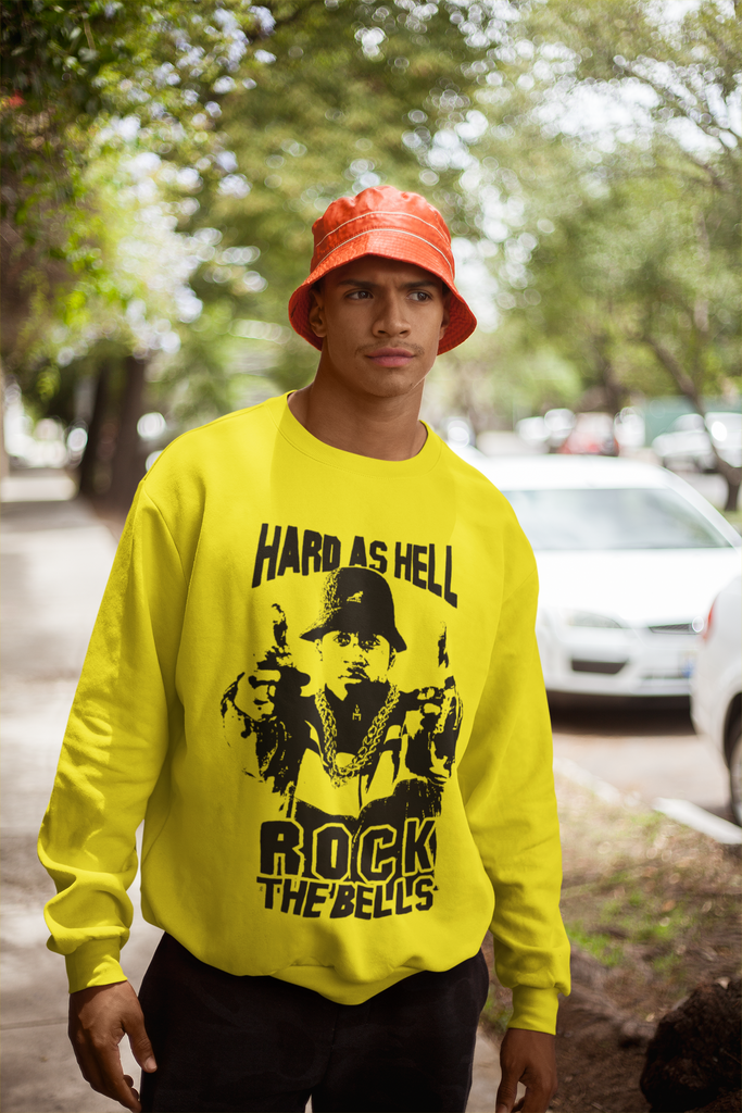 LL Cool J Hip Hop Shirt - Rock The Bells - Sweatshirt - Yellow/Grey/Red/Black/Navy - #PHC - One Stop Hip Hop UK