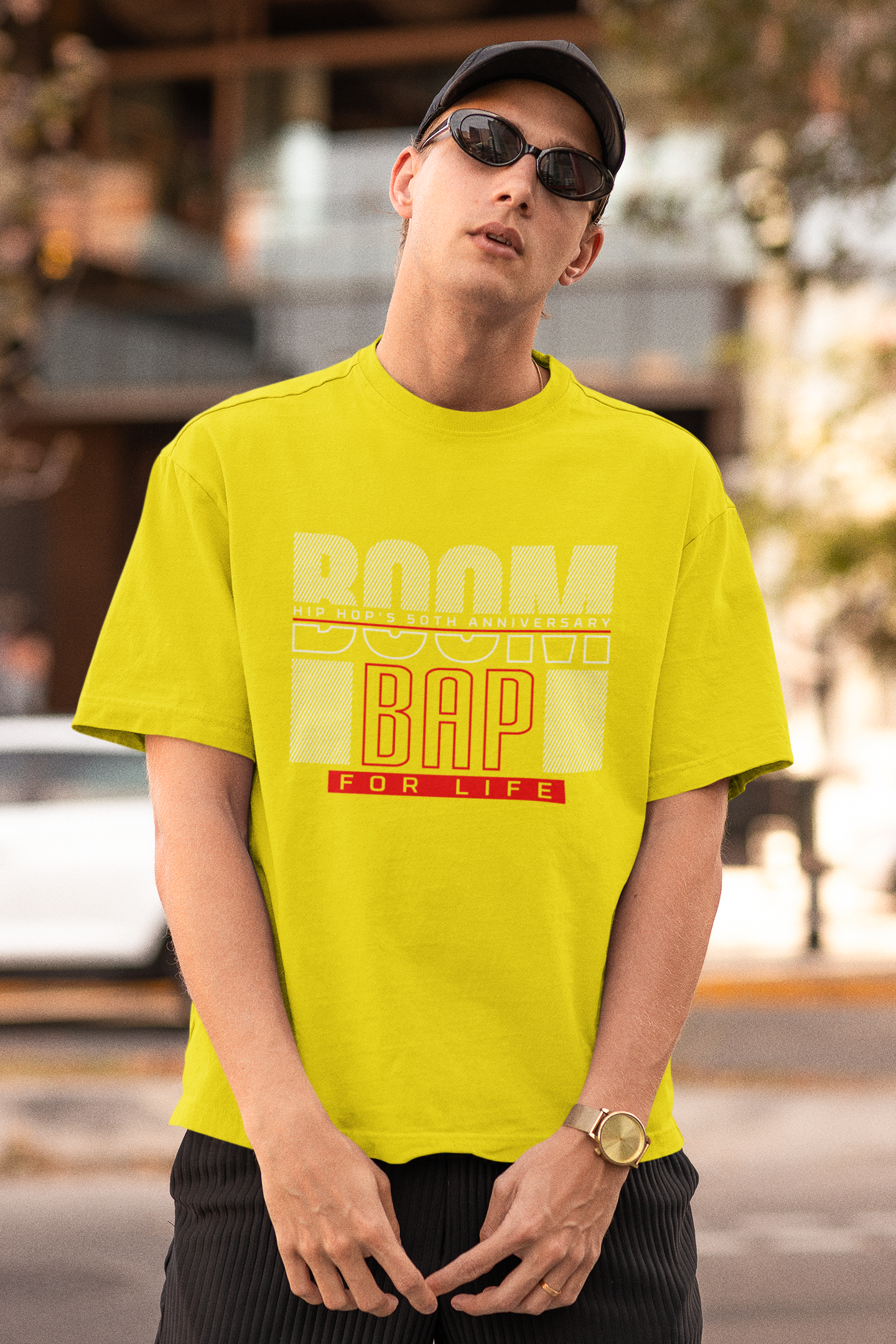 BOOM BAP FOR LIFE -  Hip Hop T-Shirt - 5 Colors  - #HipHop50th