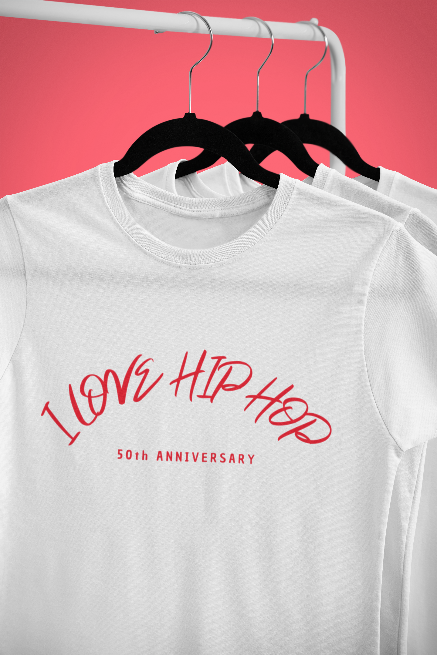 I Love Hip Hop – T-Shirt – 5 Colors - #HipHop50th